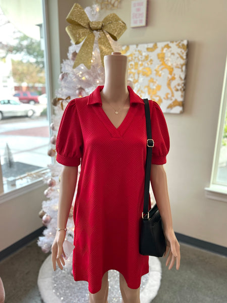 Holly Jolly Dress - Red