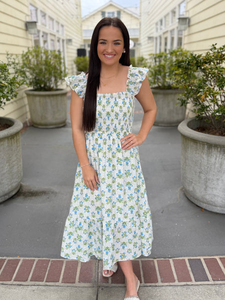 Coastal Romance Dress - Blue