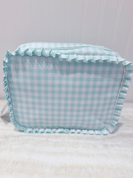 Pretty in Plaid Pouch - Mint