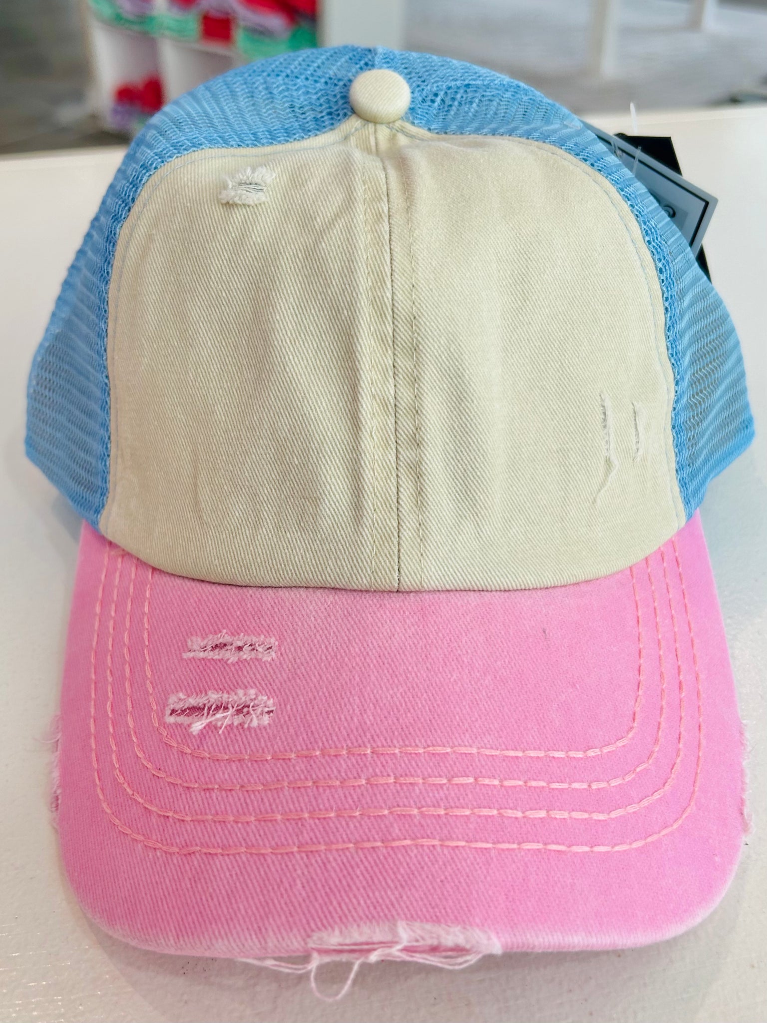 Colorblock Cap - Mutli