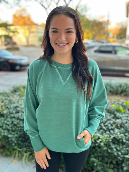 Play It Cool Pullover - Green