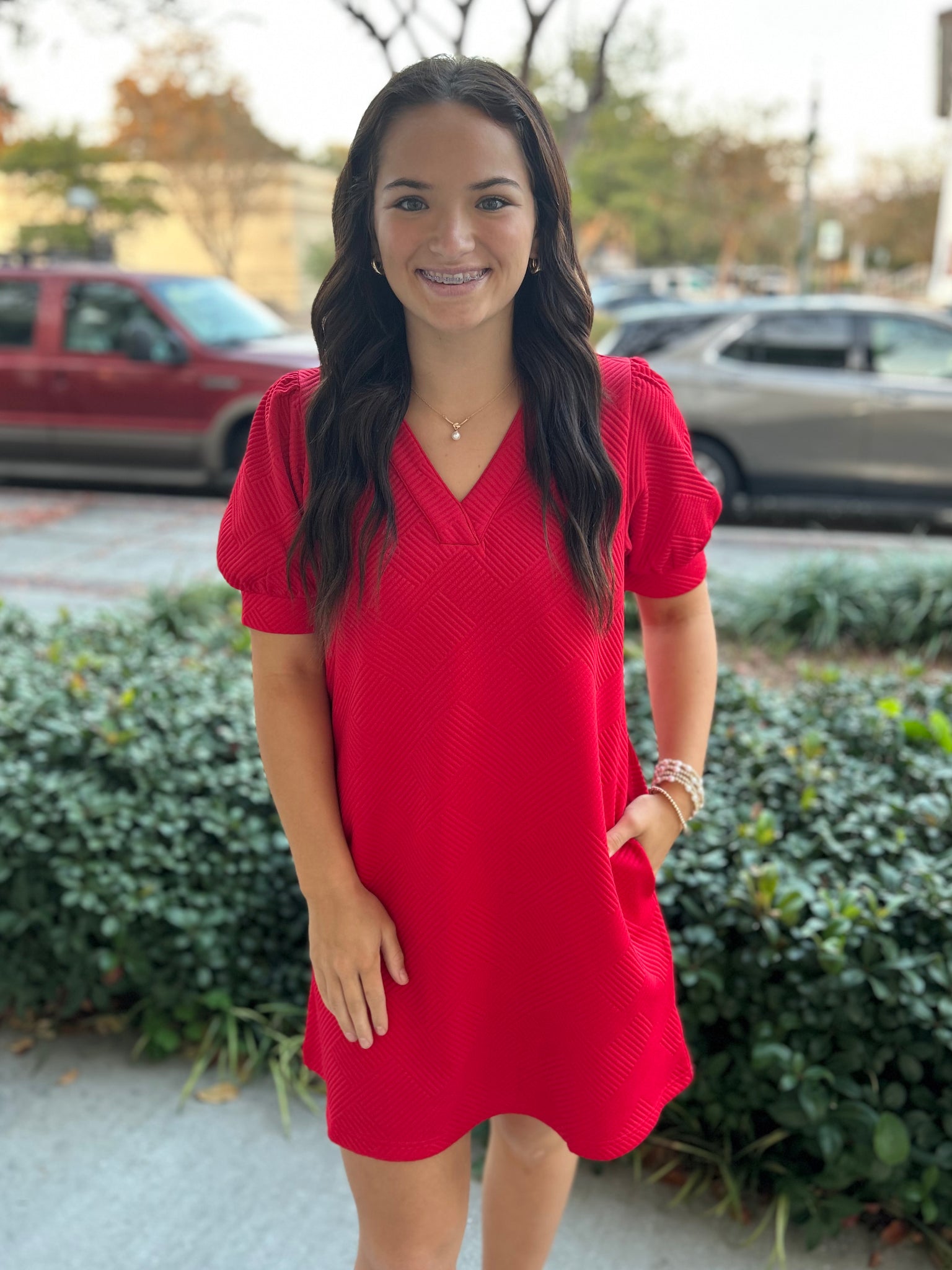 Holly Jolly Dress - Red