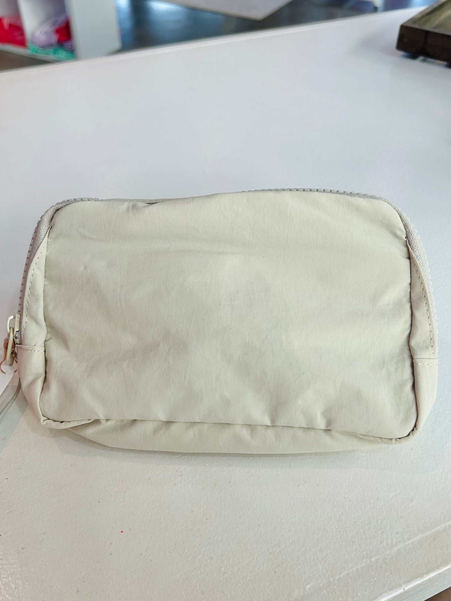 Cross Body Belt Bag - Beige