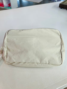 Cross Body Belt Bag - Beige