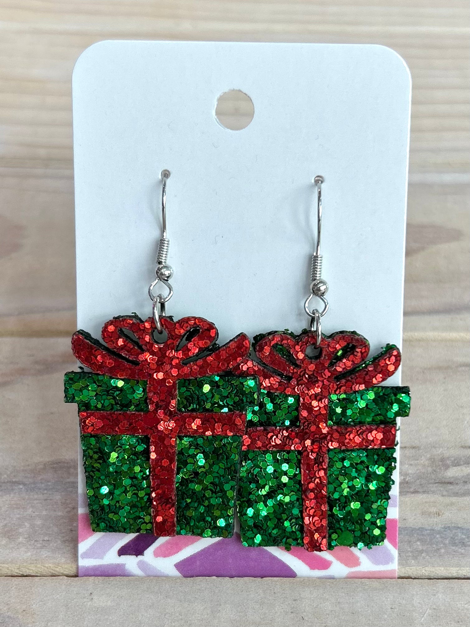 Festive Gift Drop Earrings