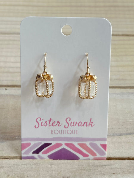 Holiday Gift Dangles - Clear