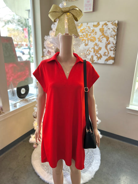 Dream Girl Dress - Red