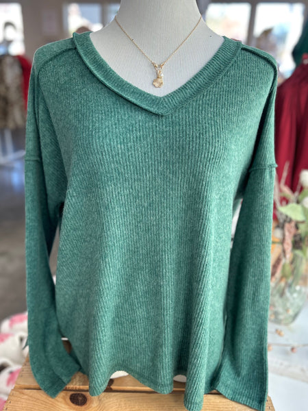 Cozy Babe Sweater - Green