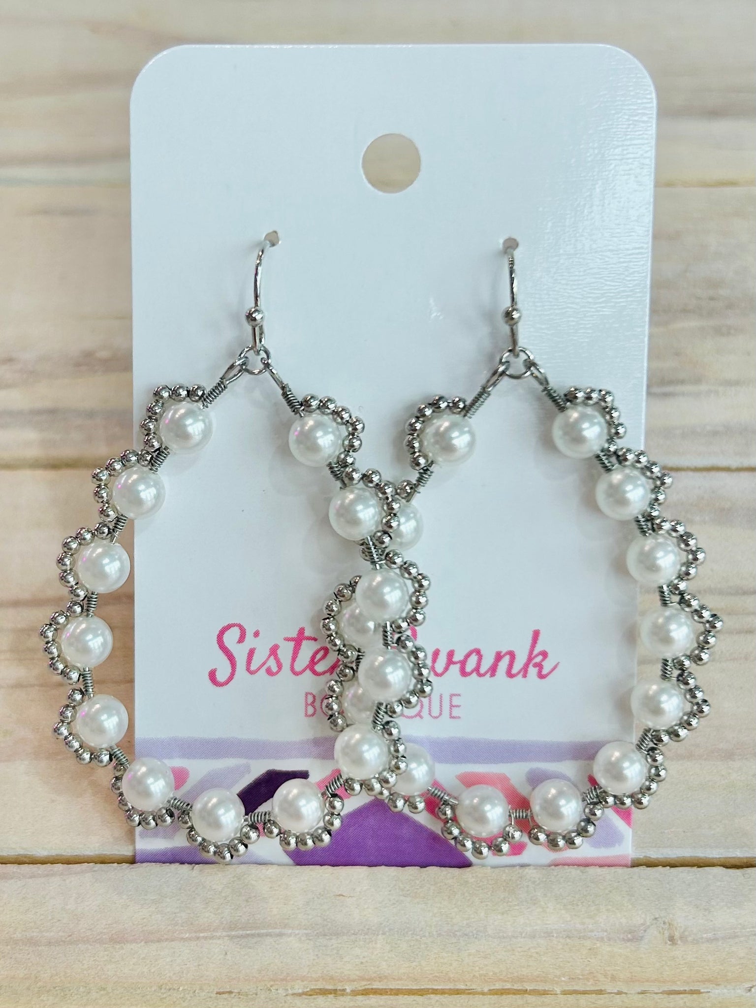 Faceted Beaded Teardrop Drop Earrings With Gold Tone Details