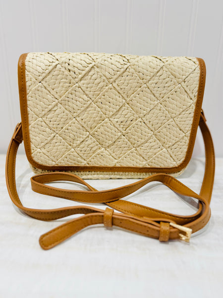 Golden Coast Woven Bag - Cream