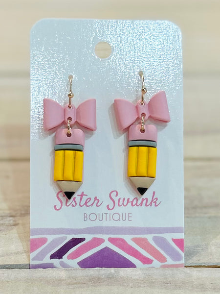 Teacher’s Pet Drop Earrings