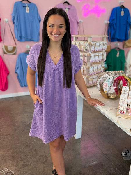 Spring Breeze Dress - Lavender