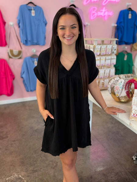 Spring Breeze Dress - Black