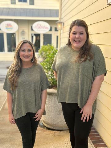 After All This Time Top - Olive