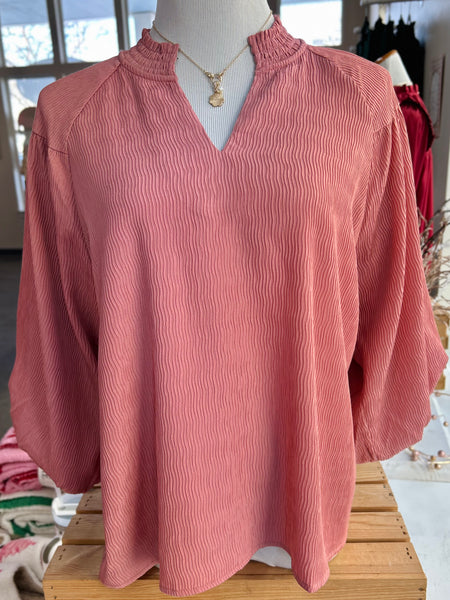 Quiet Confidence Top - Pink