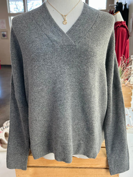 Timeless Chic Sweater - Gray