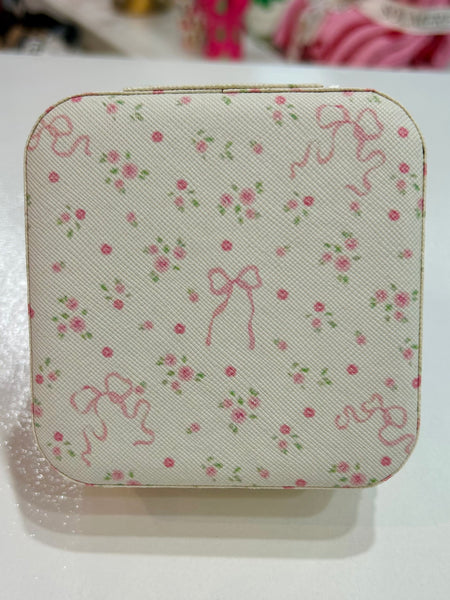 The Carry-On Case - White Bow