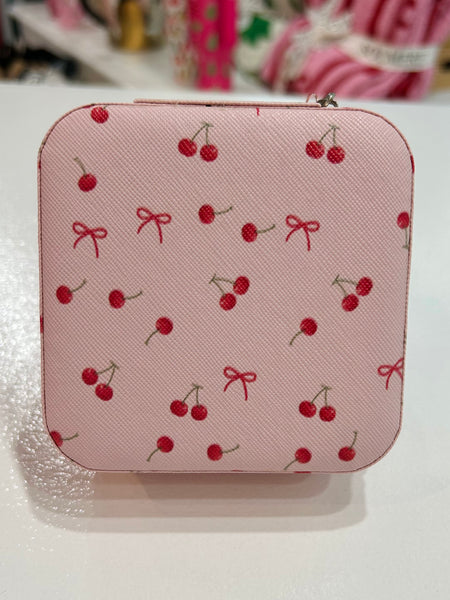 The Carry-On Case - Cherry Bow