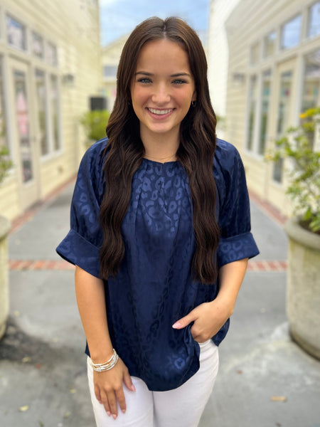 Fiercely Fabulous Top - Navy