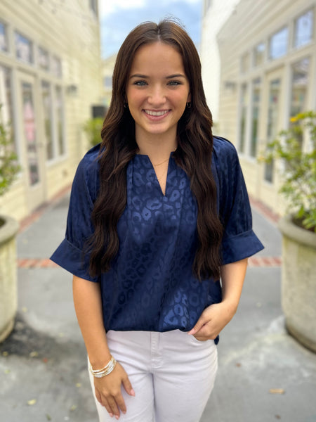 Fiercely Fabulous Top - Navy