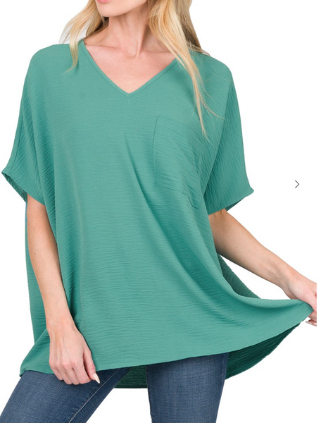 Making Waves Top - Teal