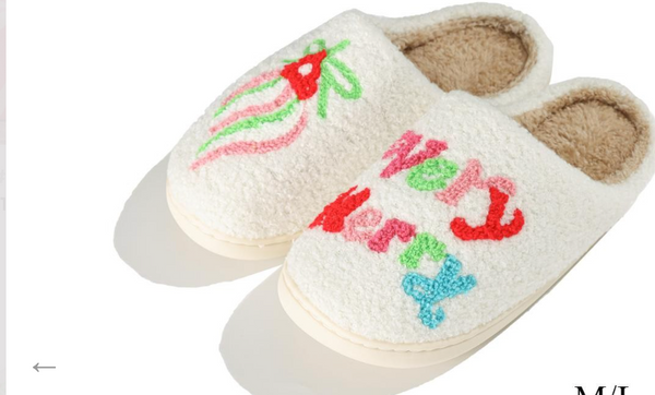 Very Merry Slippers