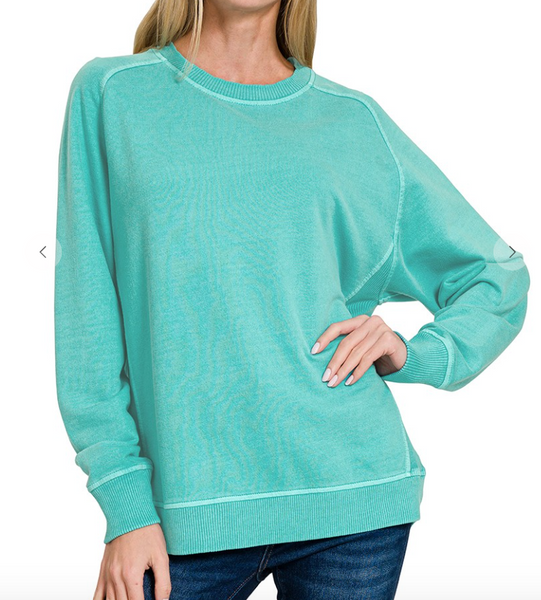 Cozy Nights Sweater - Turquoise