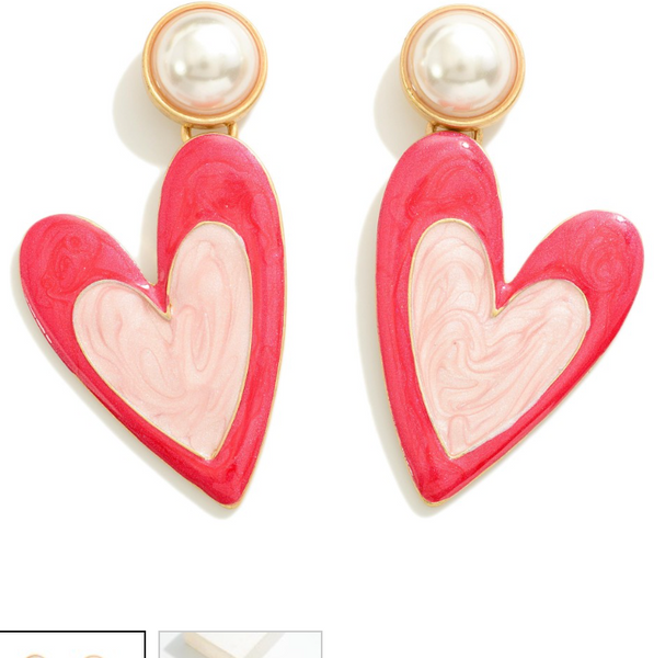 Double The Love Earrings