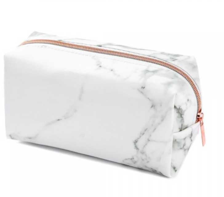 Marble Print Makeup Pouch