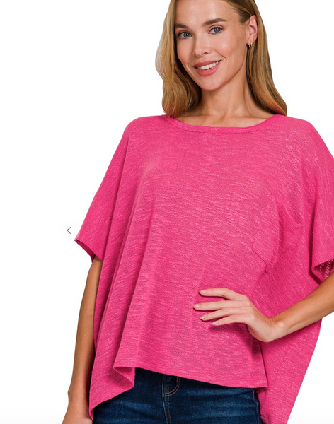 After All This Time Top - Hot Pink