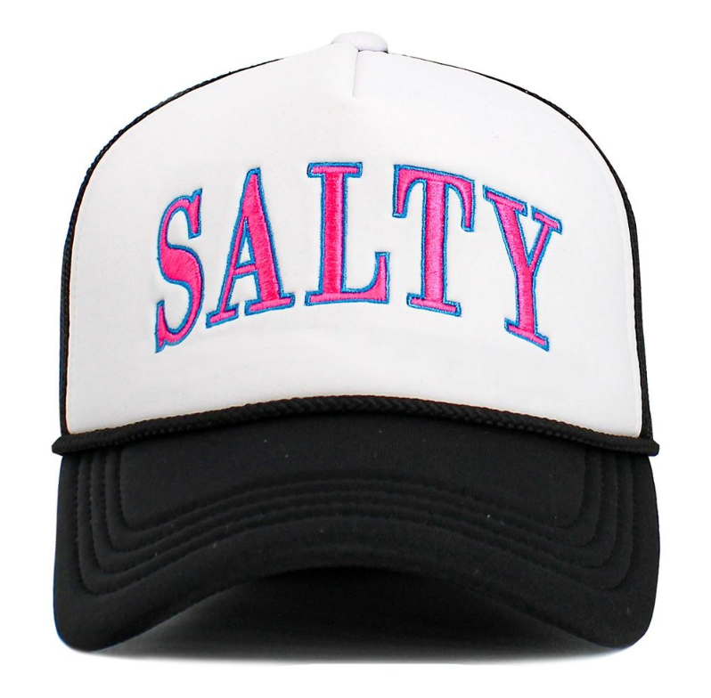 Vintage "SALTY" Trucker Hat - Black