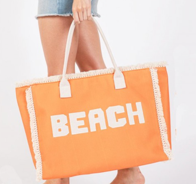 Beach Bound Tote - Orange