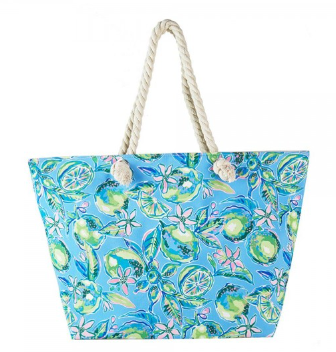 Summer Getaway Tote - Blue