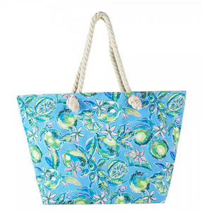 Summer Getaway Tote - Blue