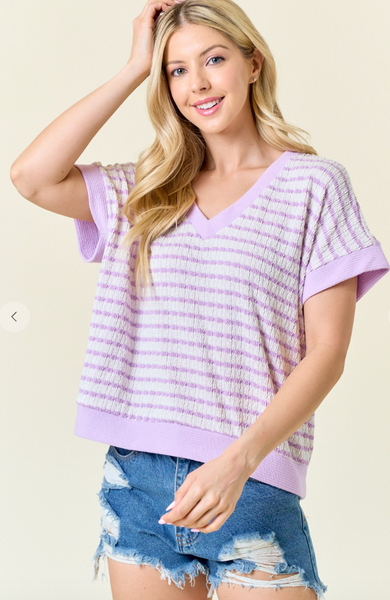 Pastel Perfection Top - Lavender