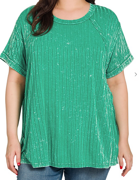 Weekend On The Coast Top - Kelly Green