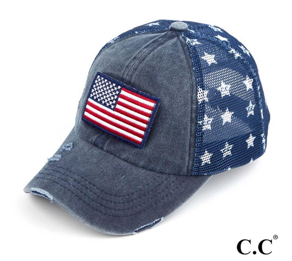 American Flag Baseball Cap