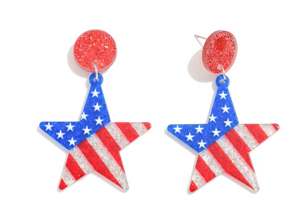 Stars & Stripes Post Earrings