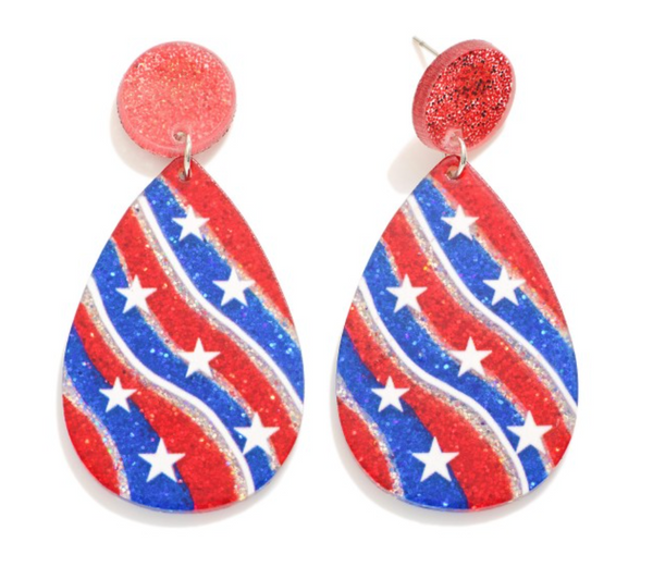 American Sweetheart Teardrop Post Earrings