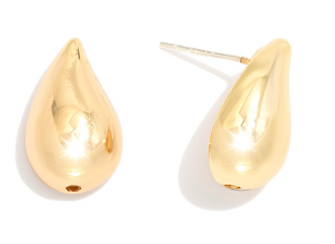 Gold Teardrop Earrings