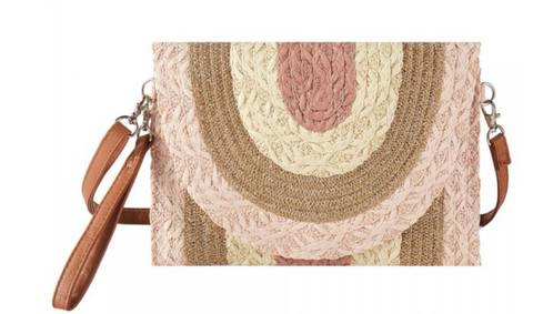 Woven Neutrals Clutch & Crossbody Bag