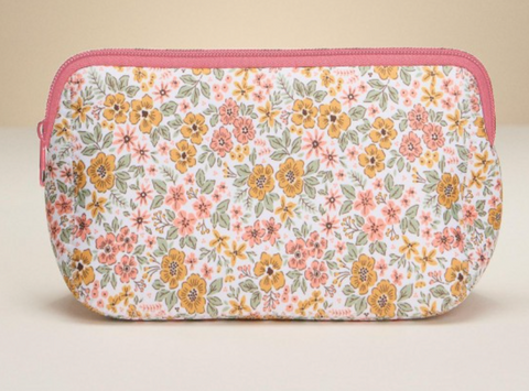 Floral Print Makeup Pouch