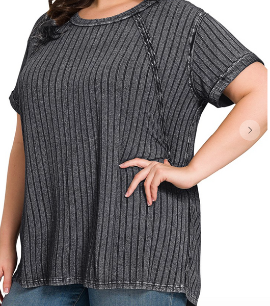 Weekend On The Coast Top - Ash Black