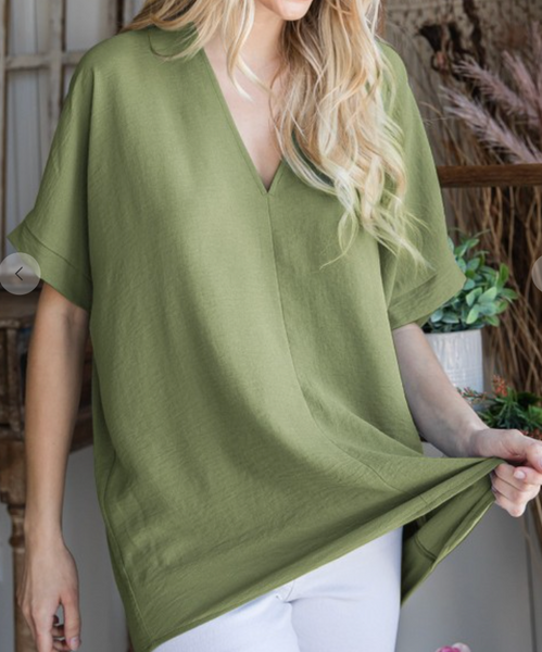 Make No Mistakes Blouse - Olive