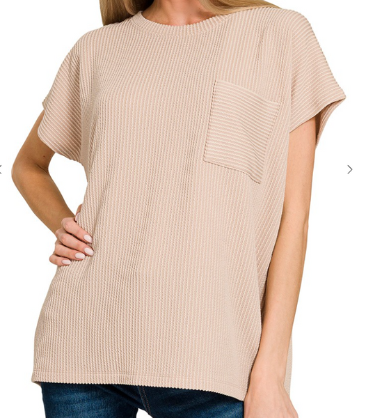 The Chill Day Top - Ash Mocha