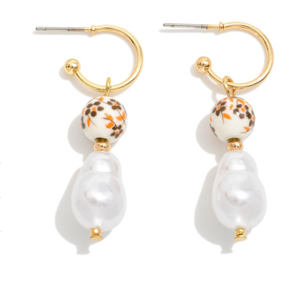 Pearl Blossom Earrings