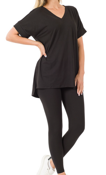 Cozy Hour Lounge Set - Black