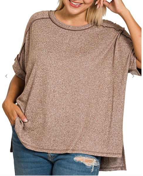 Sweet Serenity Tee - Brown