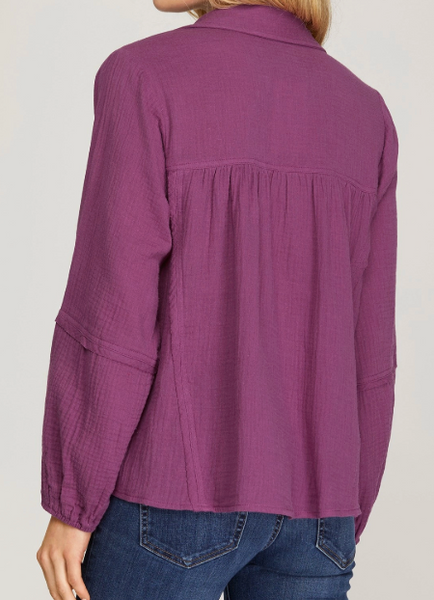 Everyday Ease Top - Plum