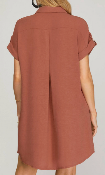 The Sunday Stroll Dress - Cinnamon
